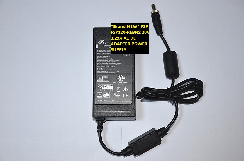 *Brand NEW* FSP 20V 3.25A FSP120-REBN2 AC DC ADAPTER POWER SUPPLY